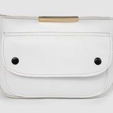 Zuri White Shoulder Bag